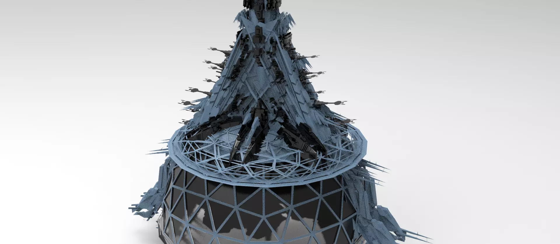 Alien Energy Pylon Facility  3D model_0