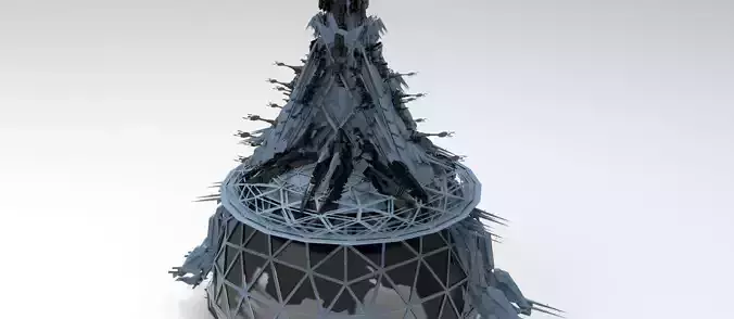 Alien Energy Pylon Facility  3D model