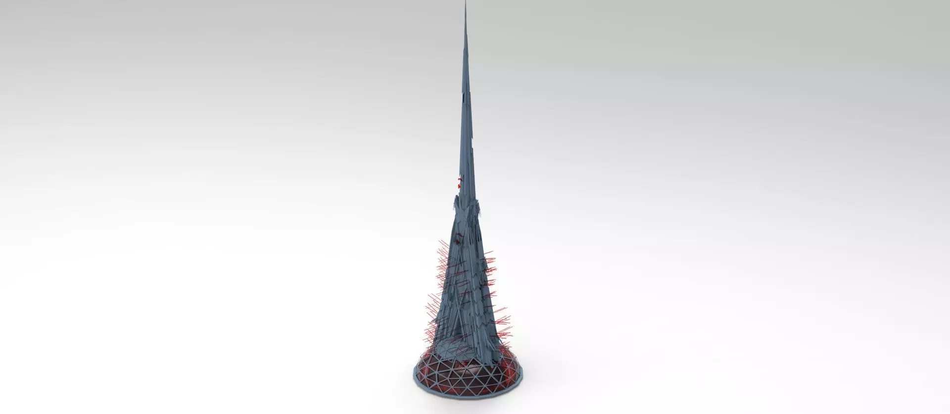 Alien electricity Pylon top 3D model