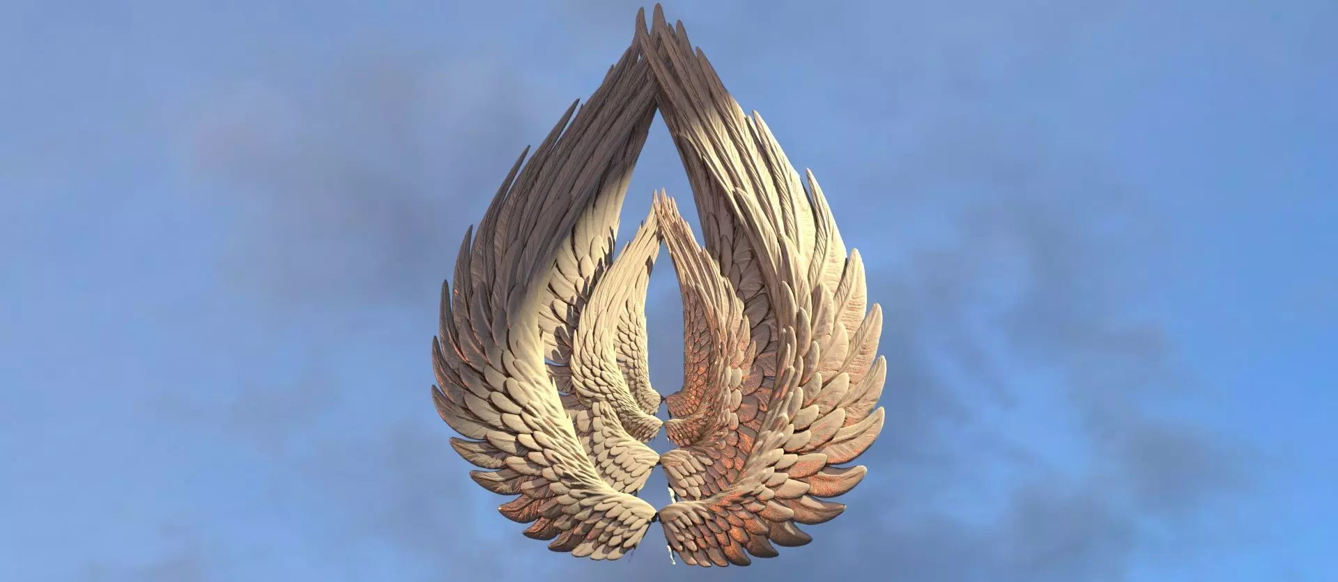 Roman Jupiter Wings  3D model_0