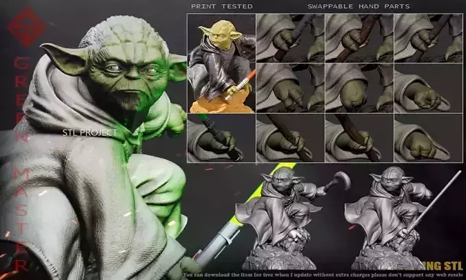 Green Master 3D print model