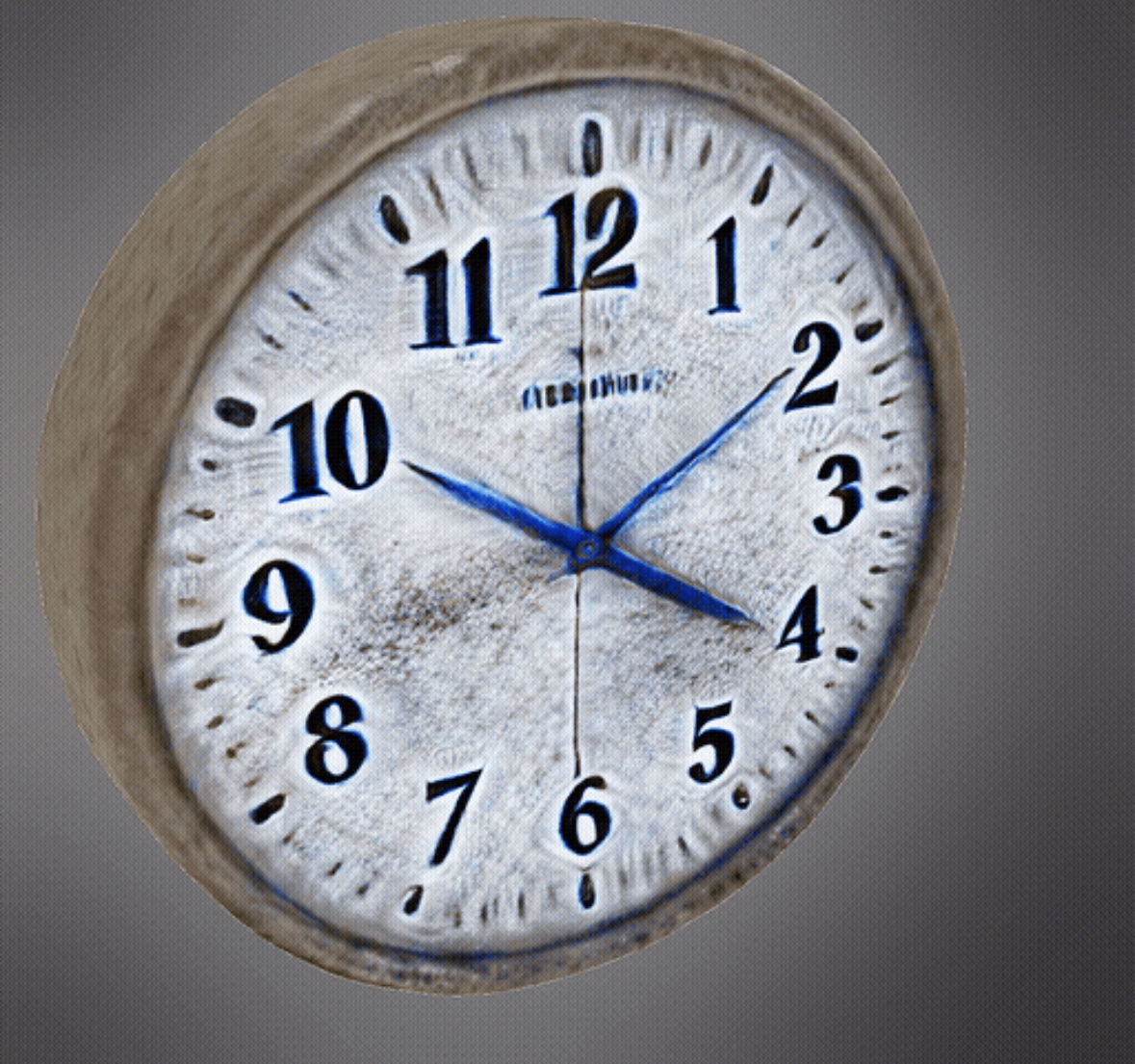 Watch on the wall 3D print model_2