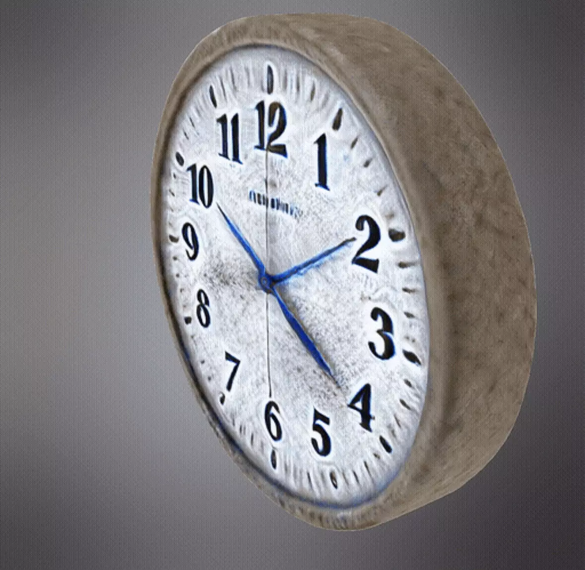 Watch on the wall 3D print model_0