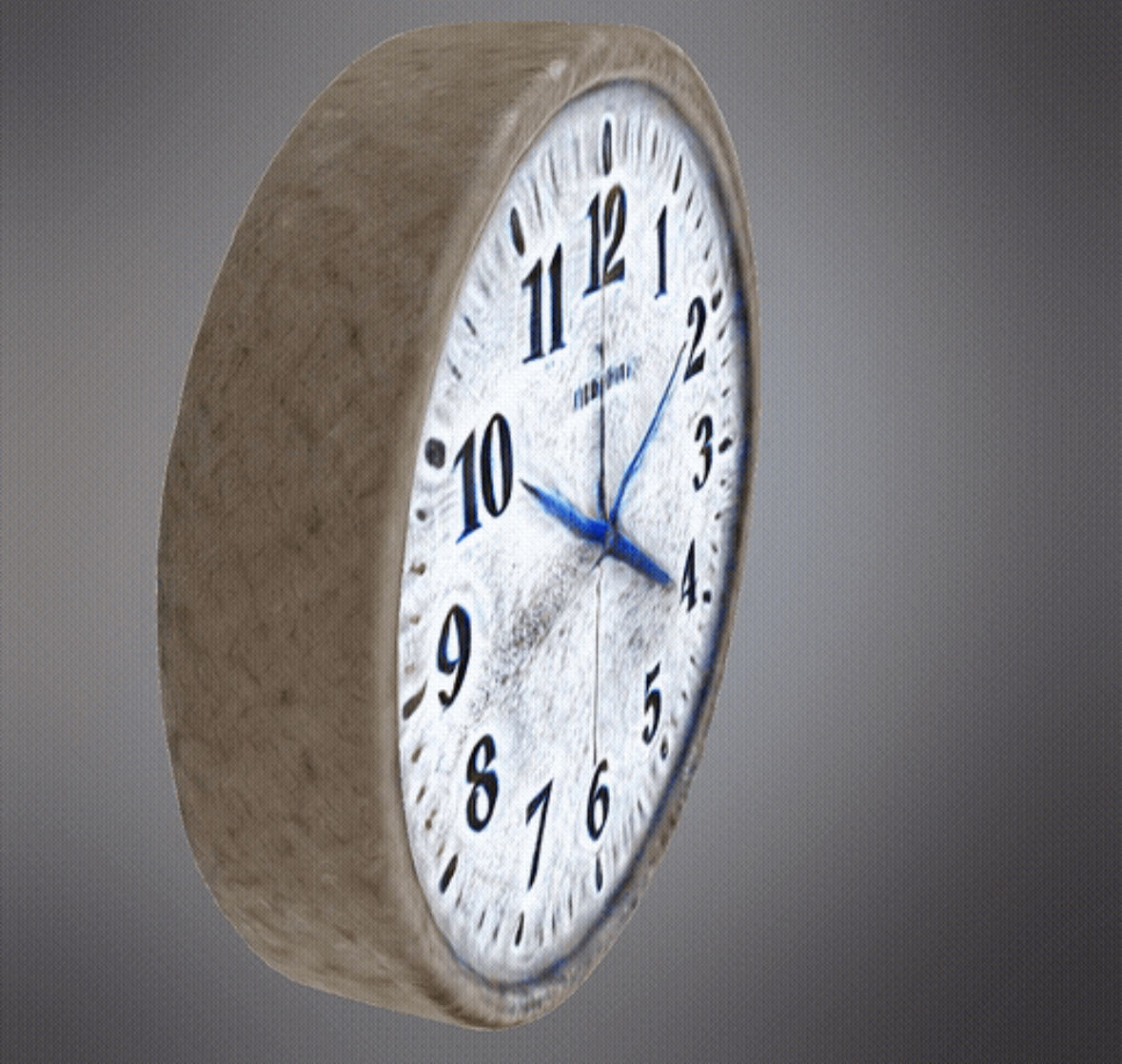 Watch on the wall 3D print model_3