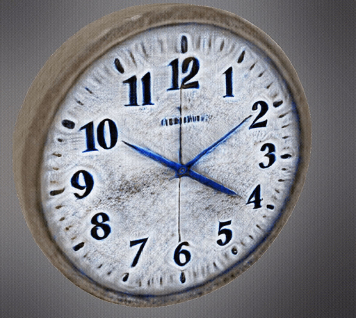 Watch on the wall 3D print model_9