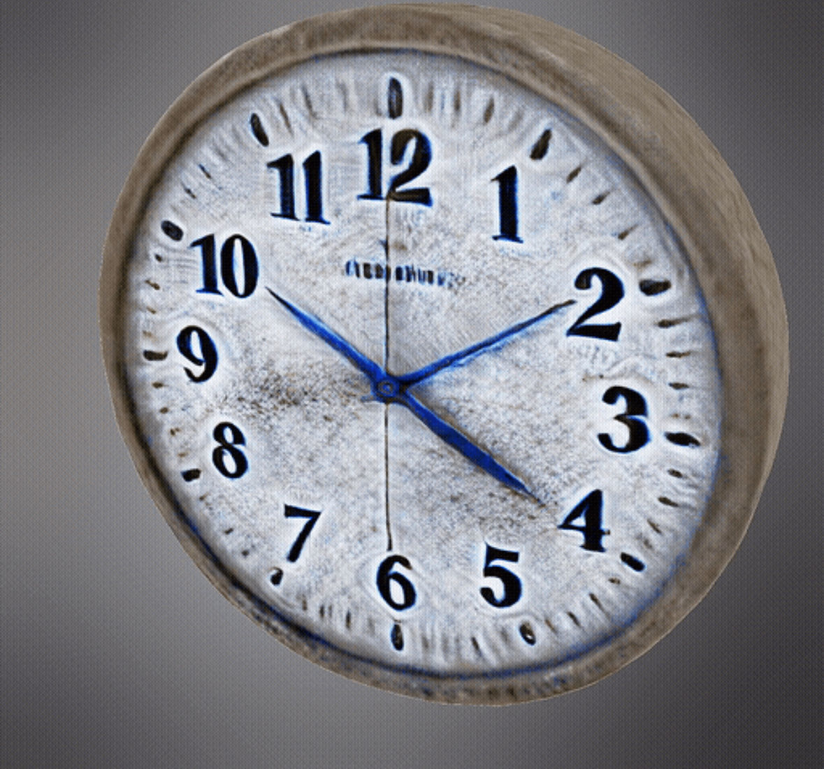 Watch on the wall 3D print model_7