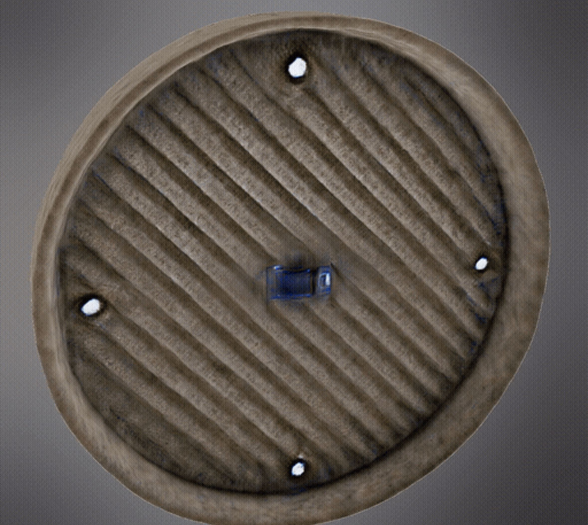 Watch on the wall 3D print model_6