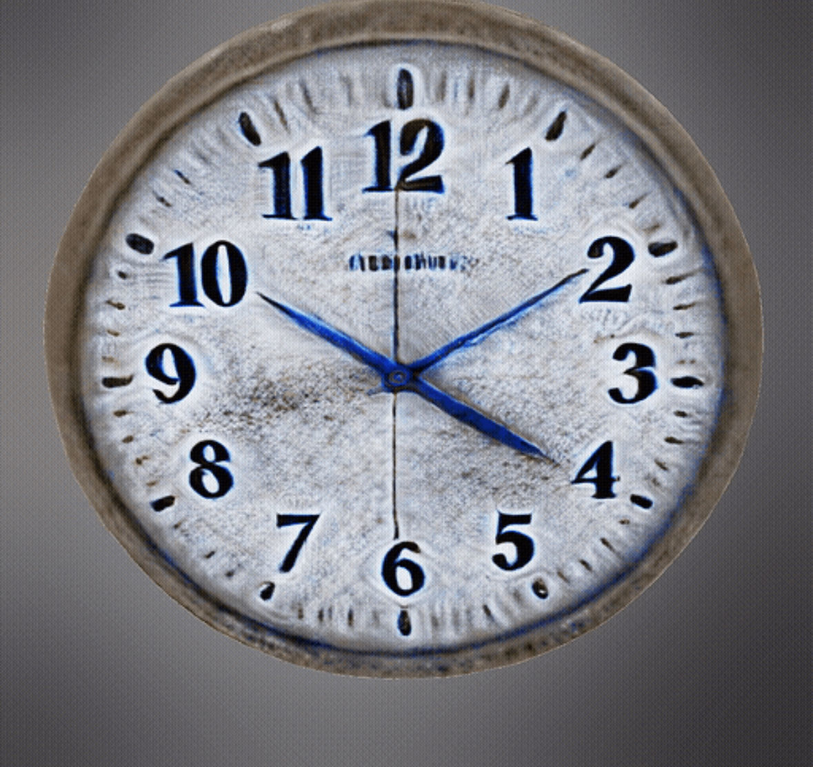 Watch on the wall 3D print model_8