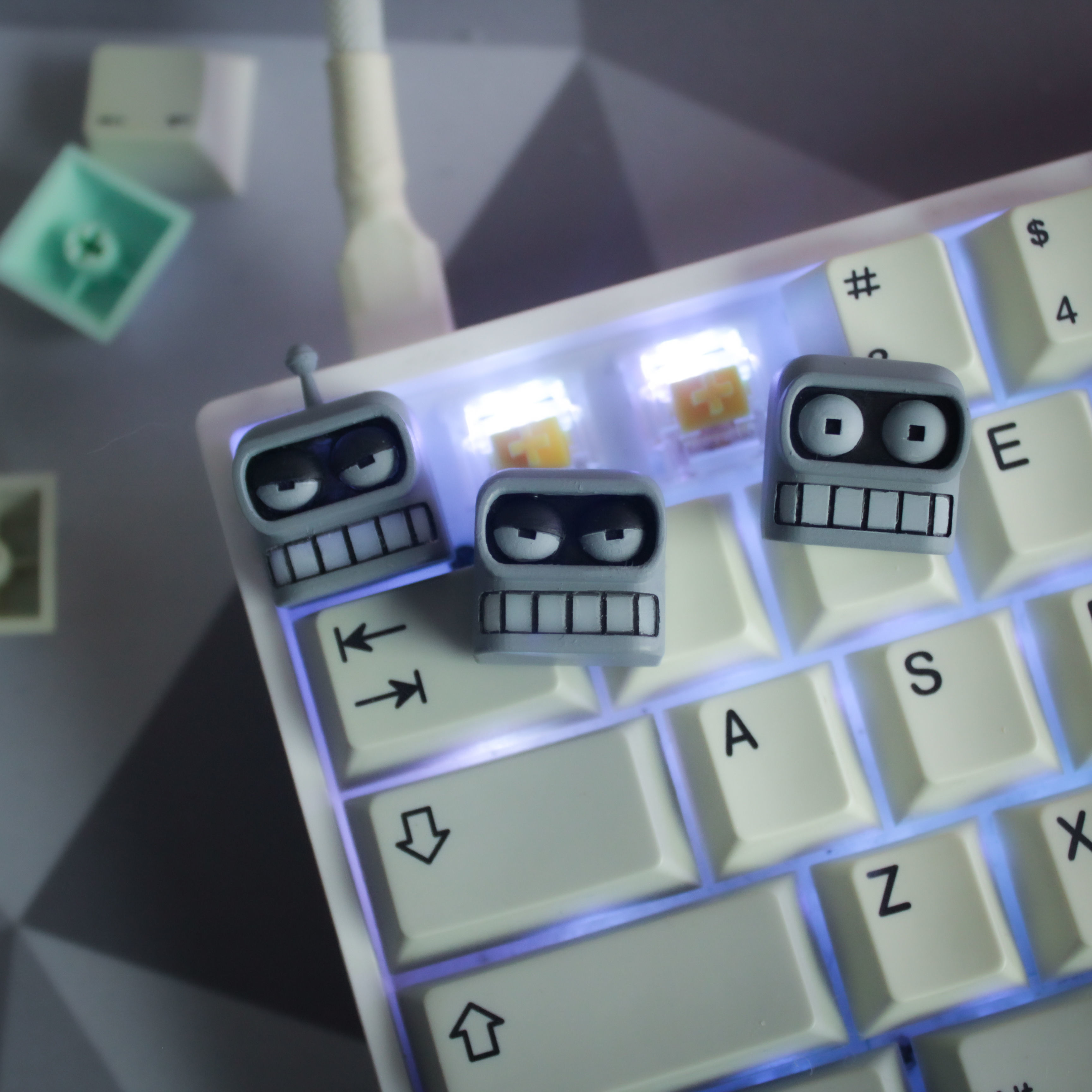 Bender Keycap Pack 3D print model_1