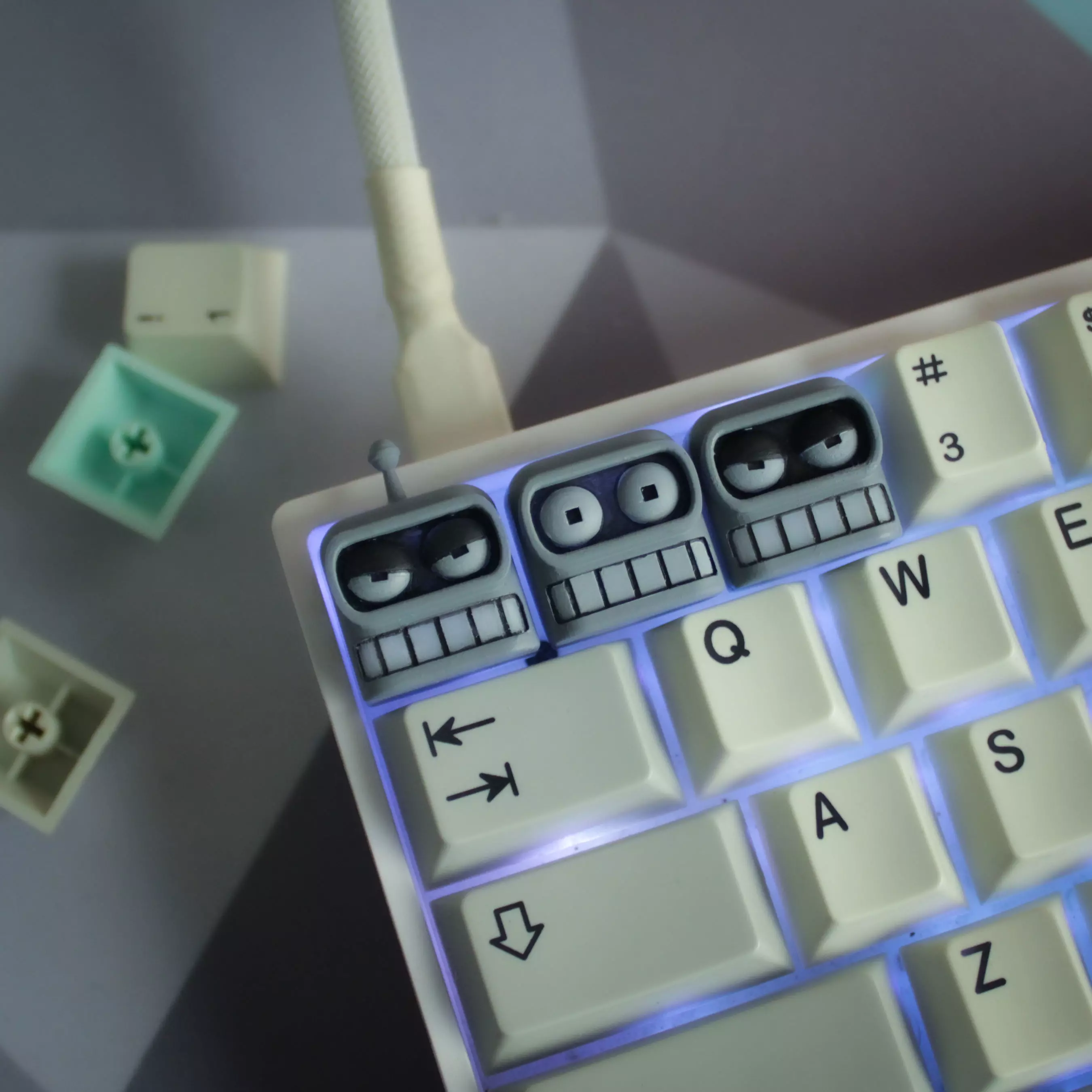 Bender Keycap Pack 3D print model_0