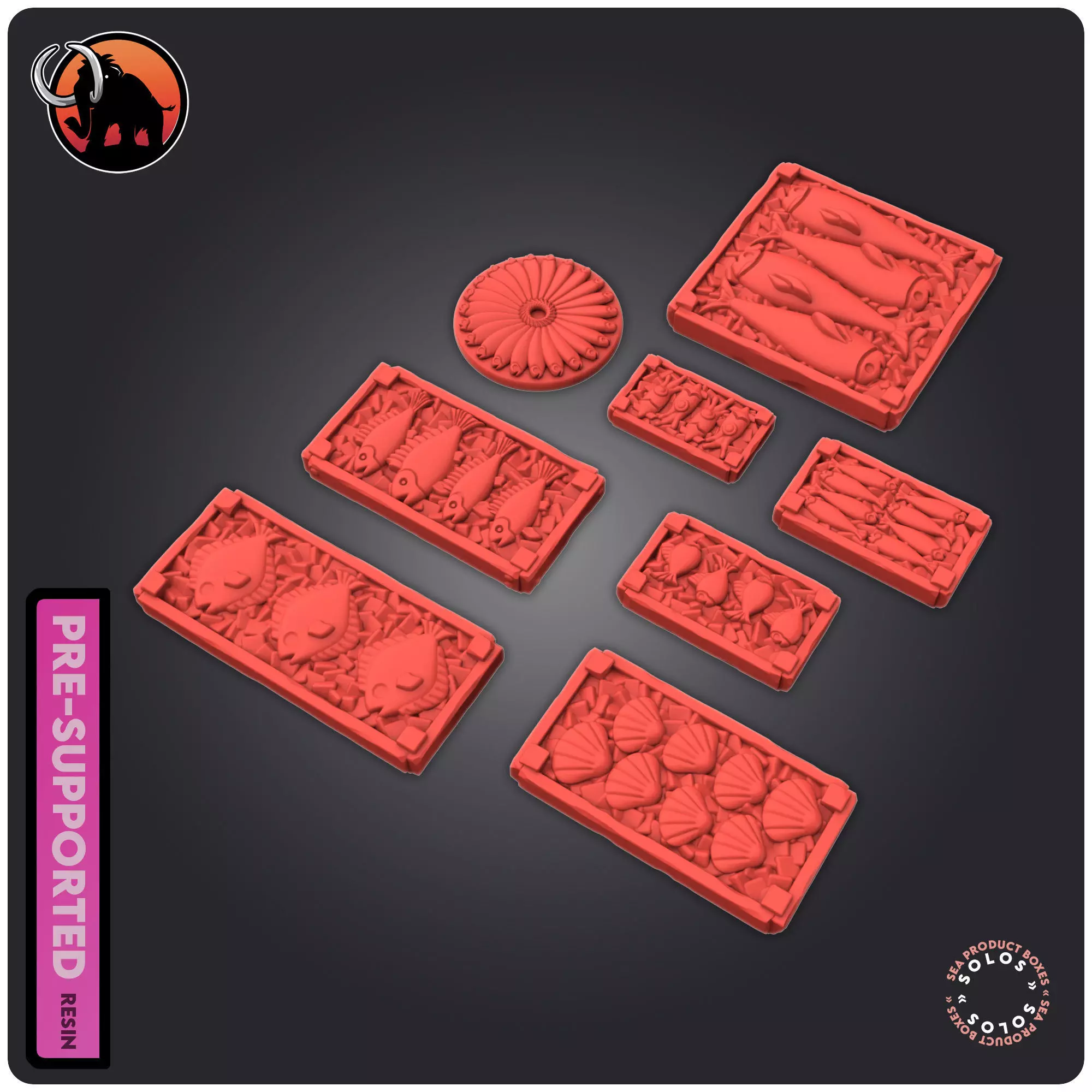 Sea Product Boxes 3D print model_0