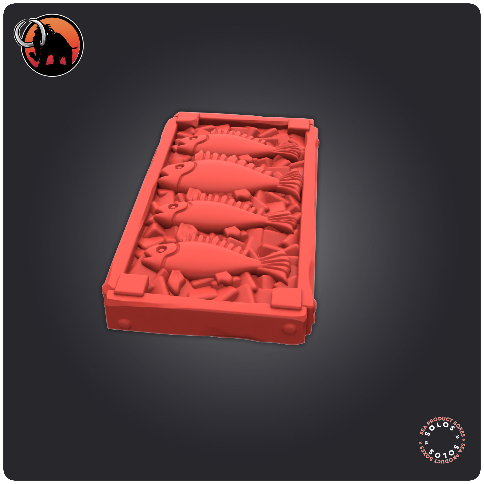 Sea Product Boxes 3D print model_2