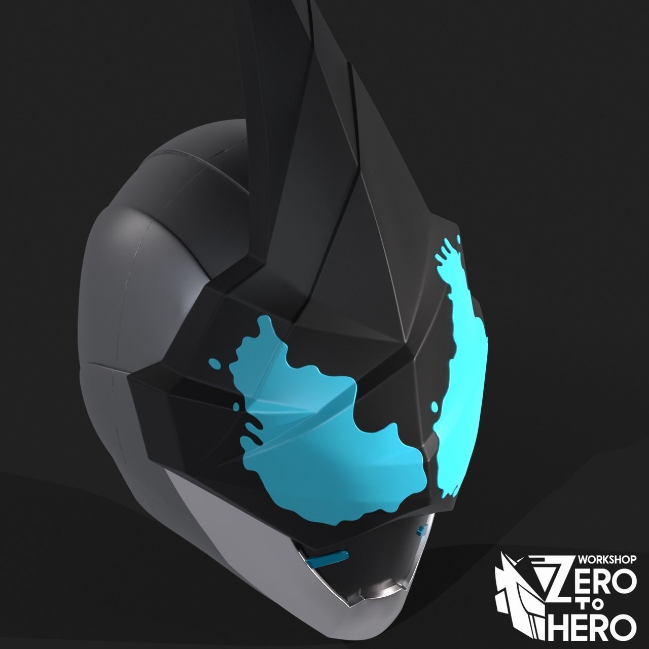 Kamen Rider Evil Helmet 3D print model_4