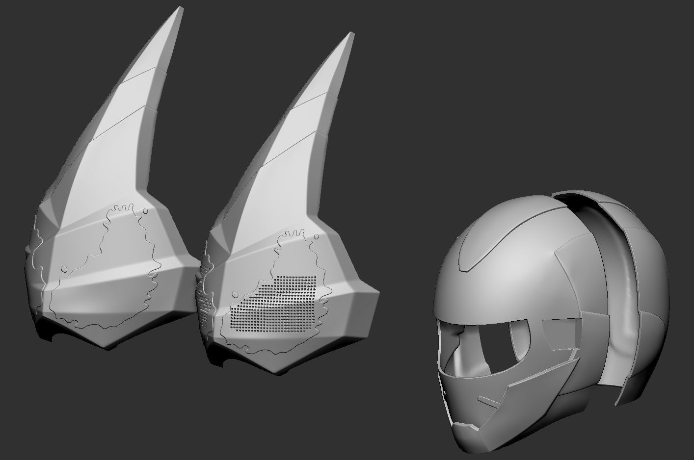 Kamen Rider Evil Helmet 3D print model_5