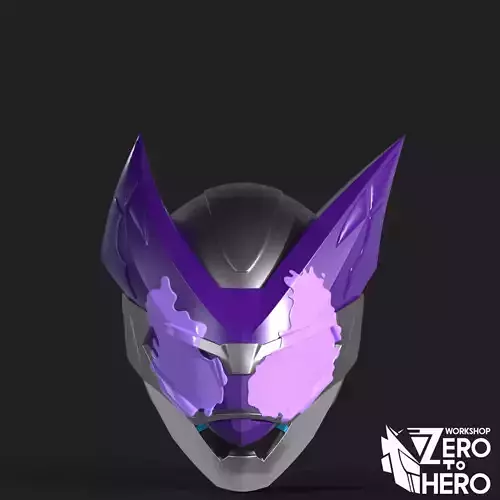 Kamen Rider Live-Evil Jackal Genome Helmet 3D print model