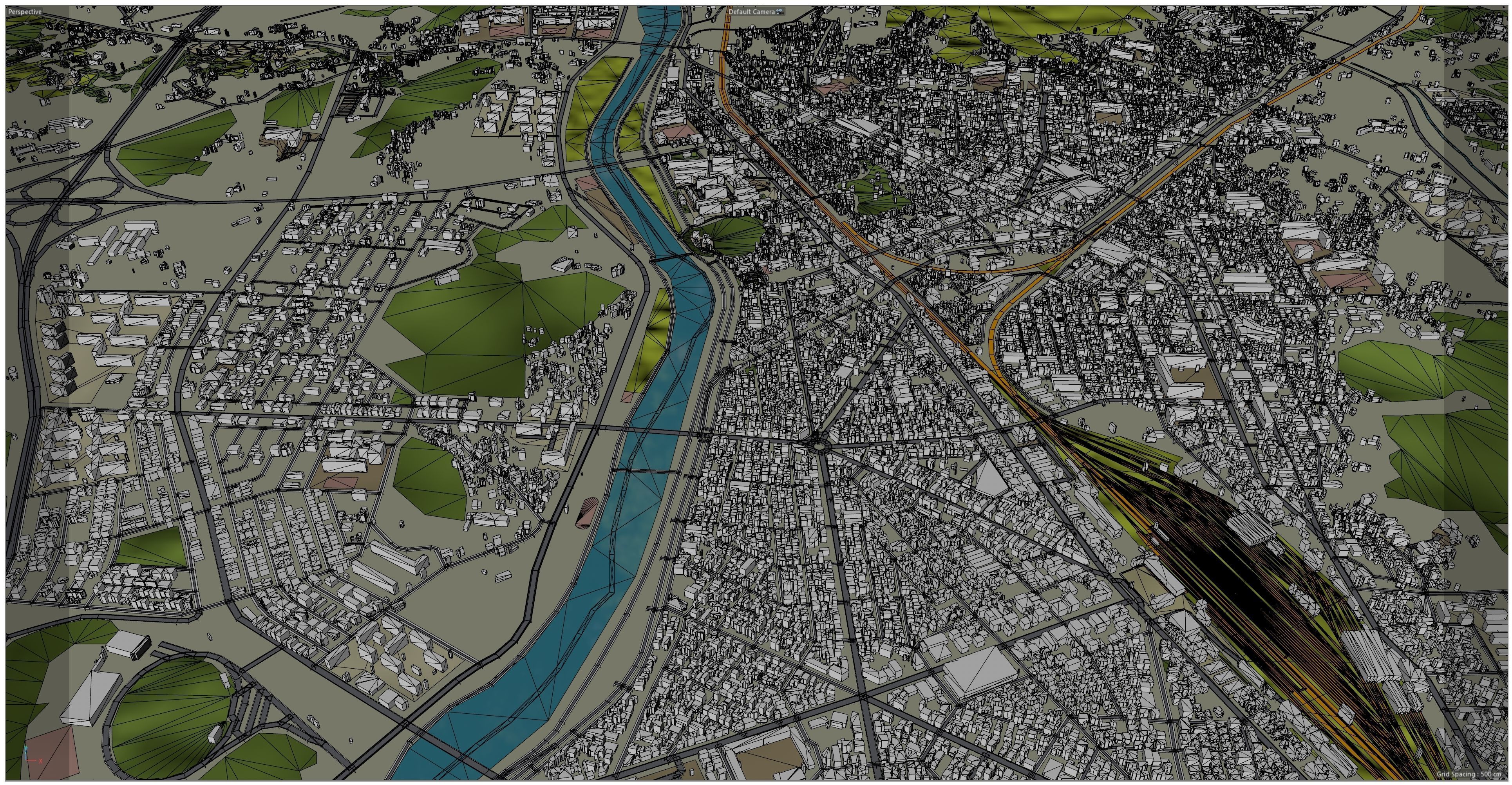 Yeongju South Korea Low-poly 3D model_10