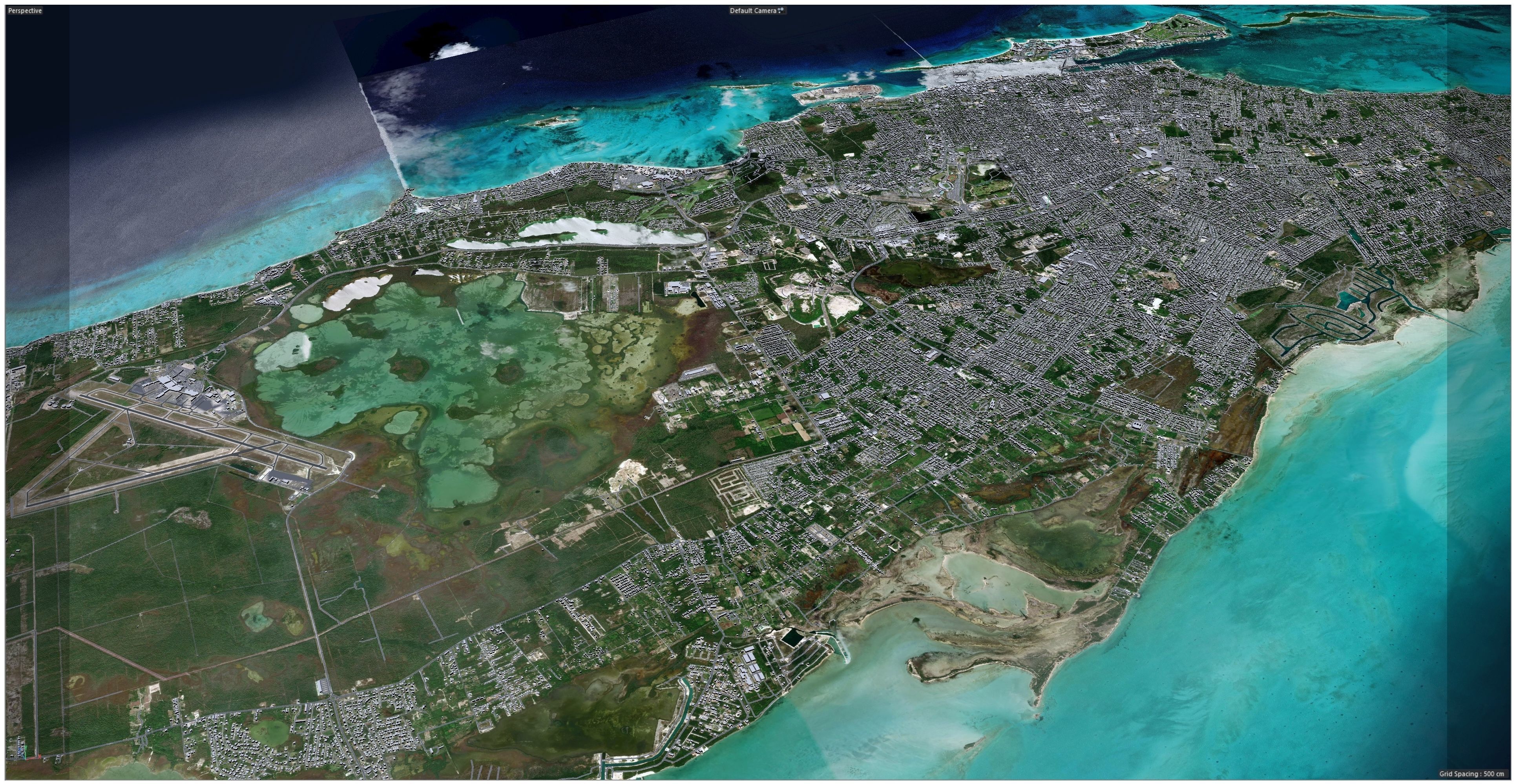 Nassau The Bahamas Low-poly 3D model_12