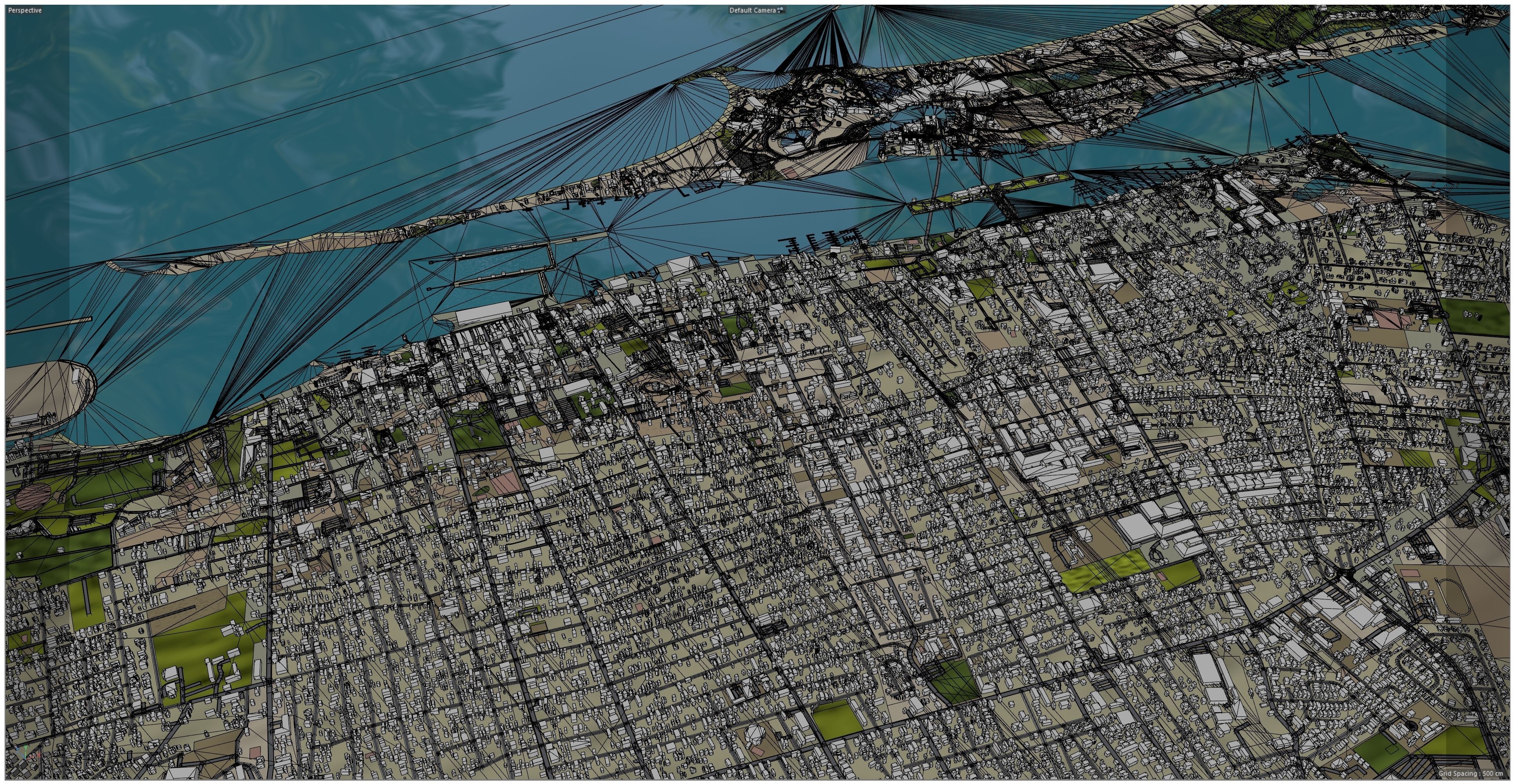 Nassau The Bahamas Low-poly 3D model_14