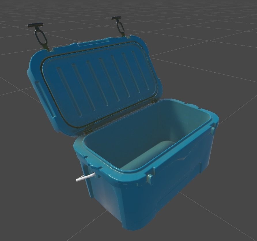 Incubator box-Animations Low-poly 3D model_3