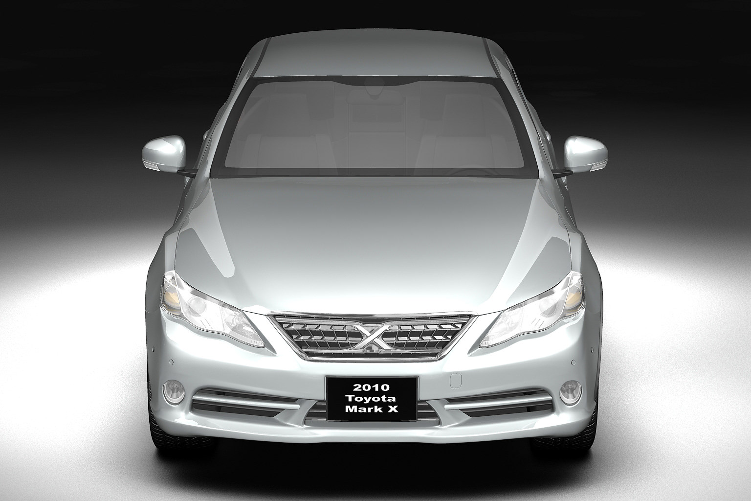 2010 Toyota Mark X 3D model_6