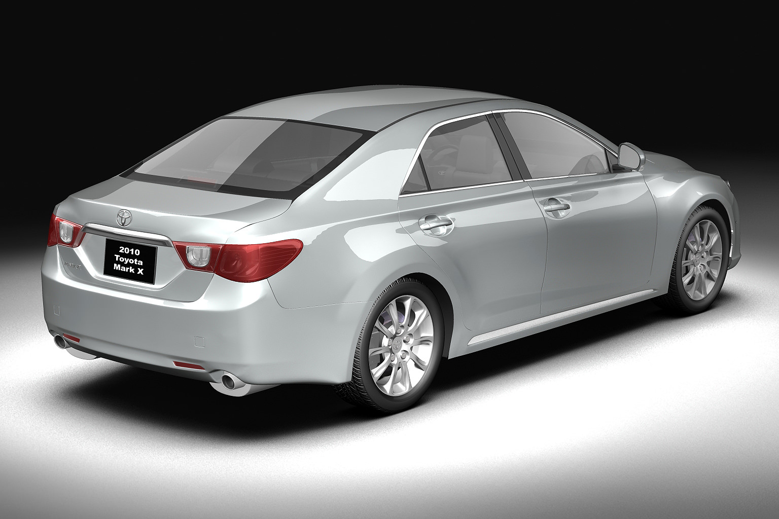 2010 Toyota Mark X 3D model_3