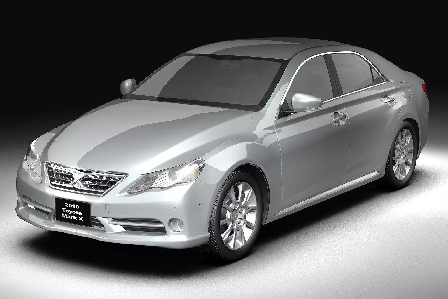 2010 Toyota Mark X 3D model_0