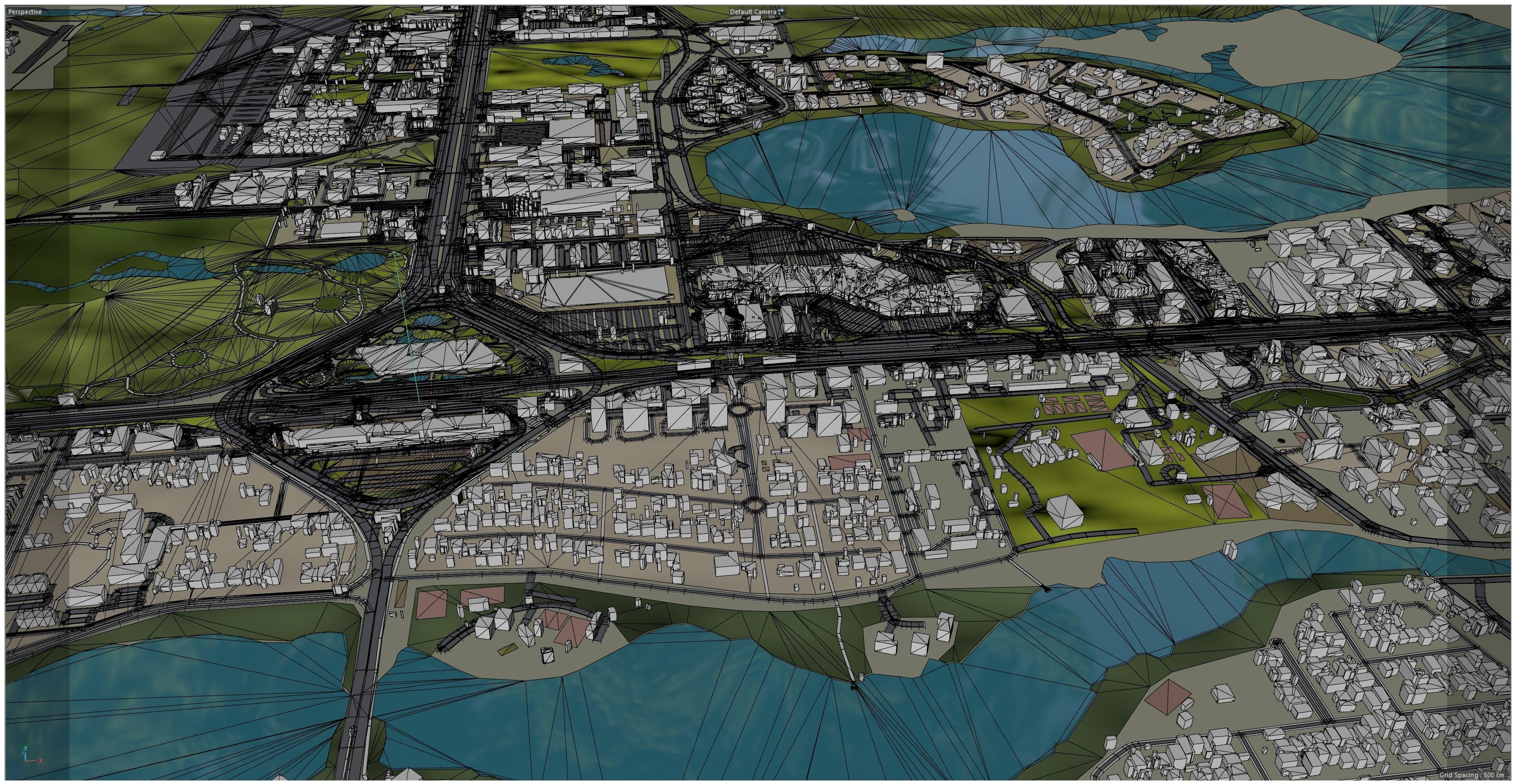Barra da Tijuca Brazil Low-poly 3D model_10