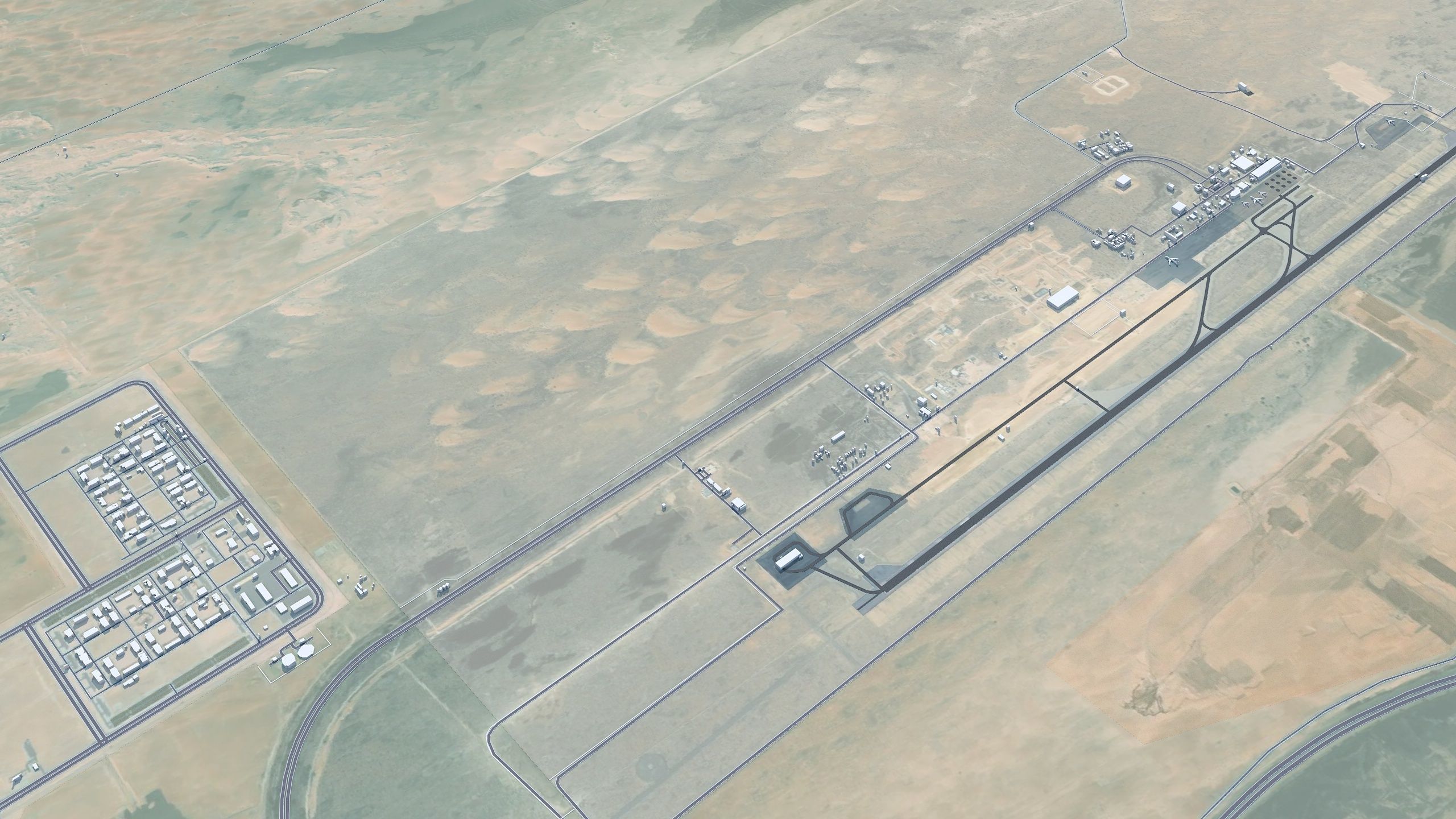 Al Jubail and Fanateer Beach Saudi Arabia Low-poly 3D model_6