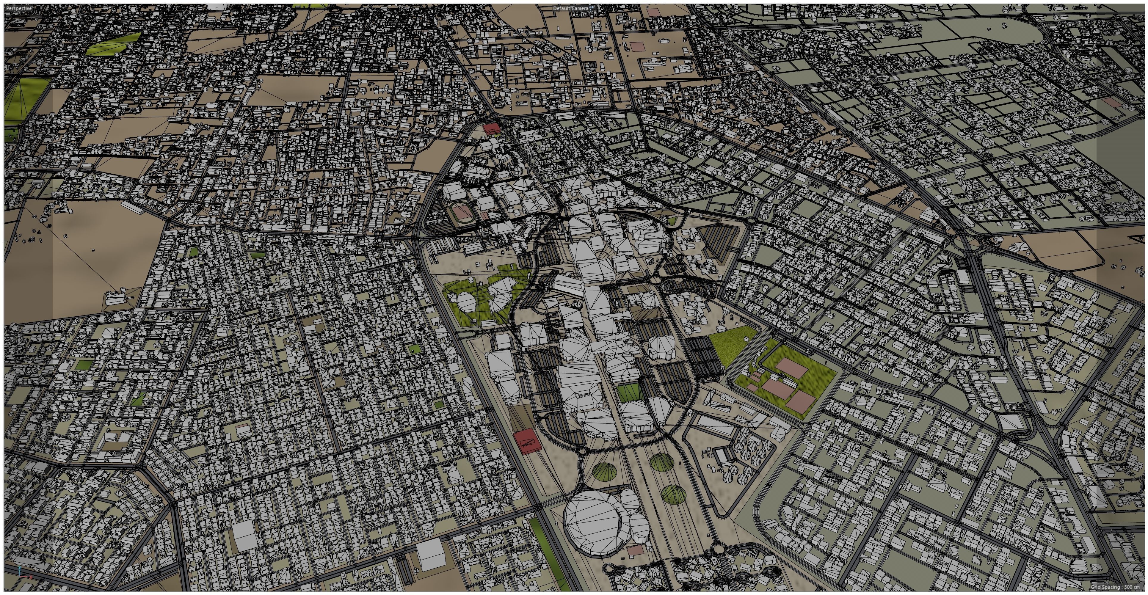 Al Hofuf Saudi Arabia Low-poly 3D model_12