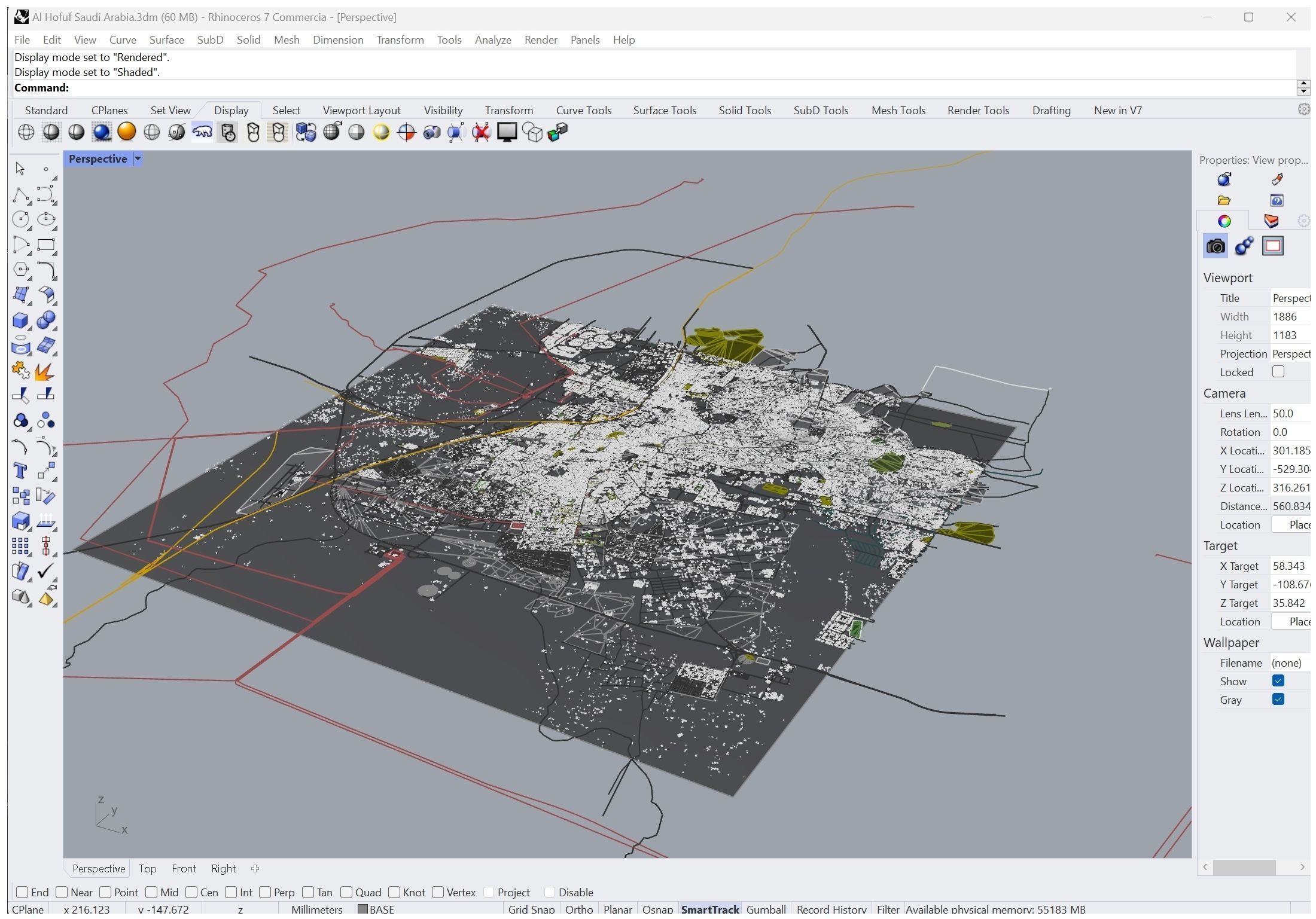 Al Hofuf Saudi Arabia Low-poly 3D model_14