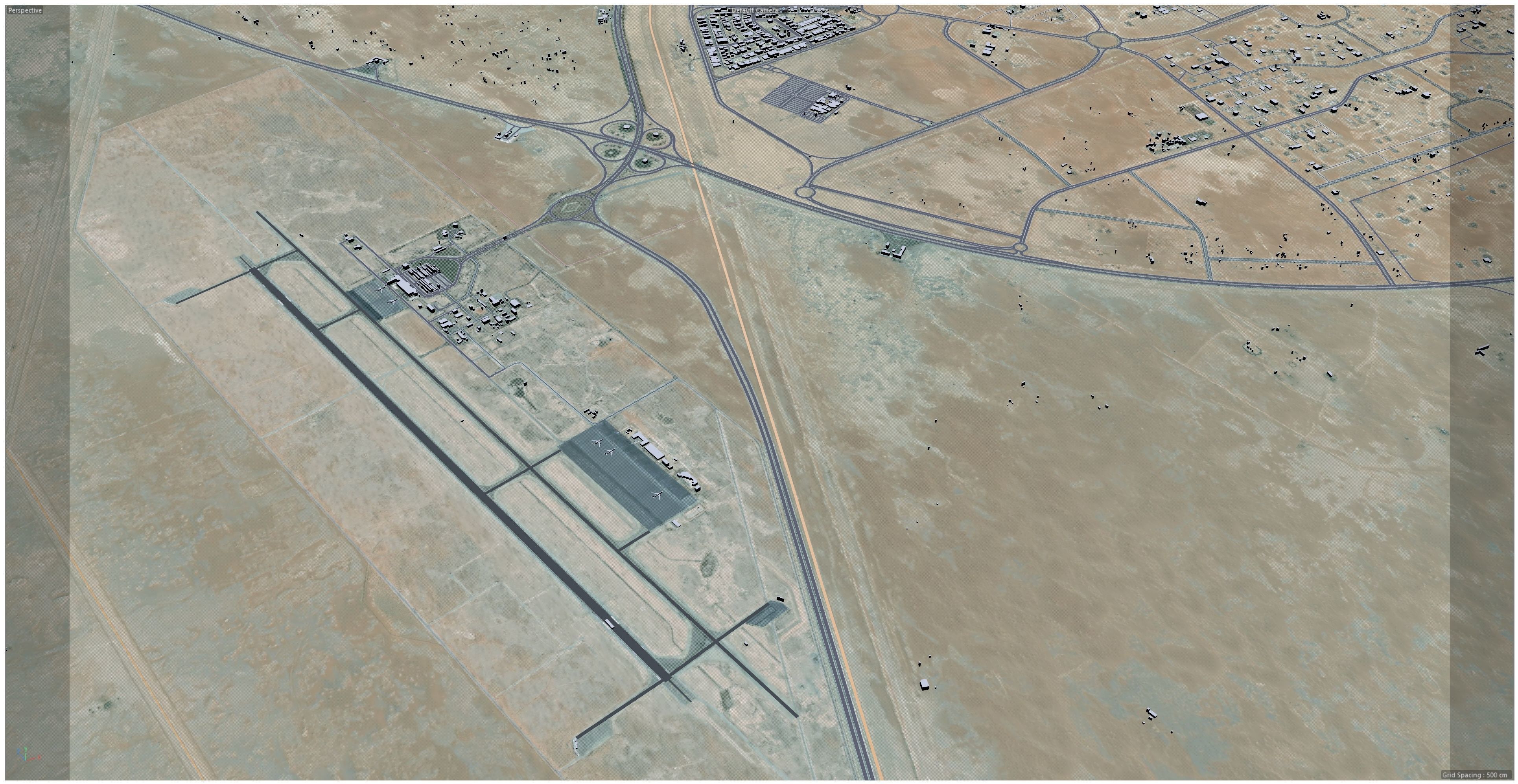 Al Hofuf Saudi Arabia Low-poly 3D model_9