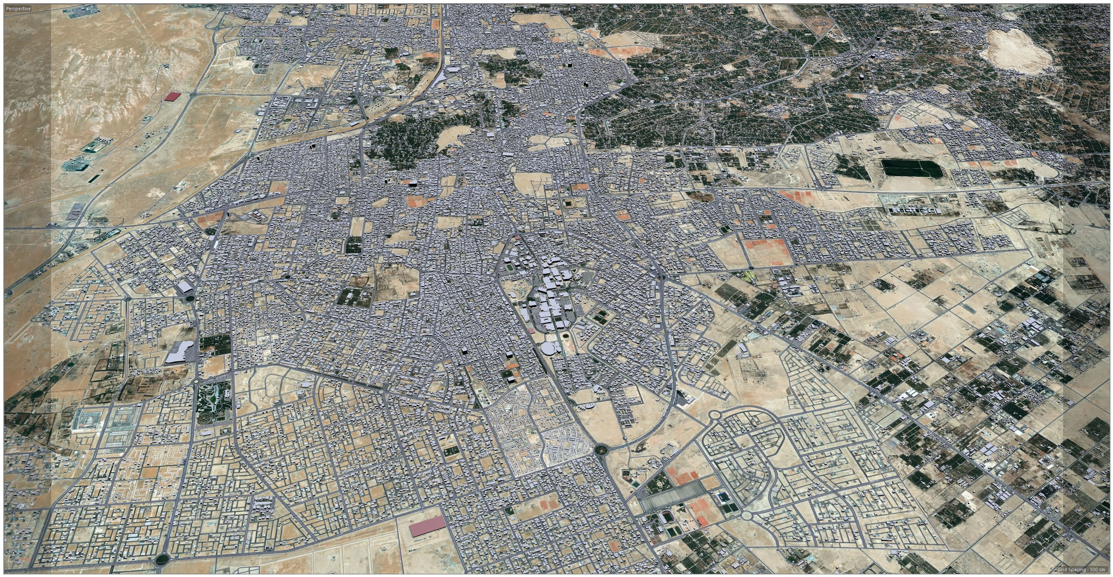 Al Hofuf Saudi Arabia Low-poly 3D model_11