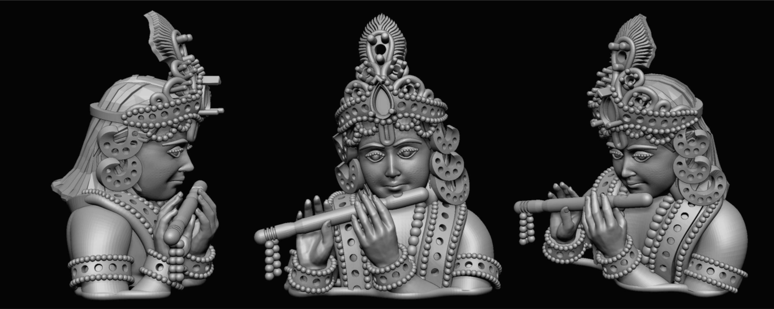 ganeshji hanumanji laxmiji ma durga shive others murti avaliable Low-poly 3D model_57