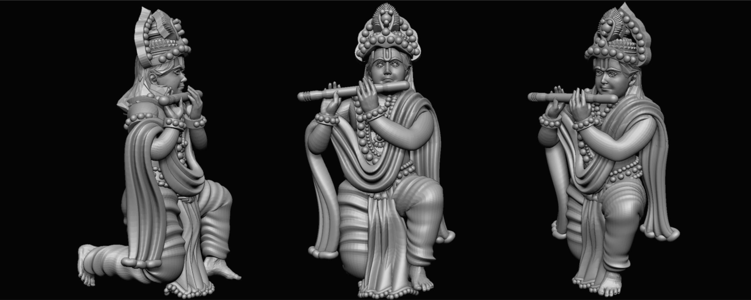 ganeshji hanumanji laxmiji ma durga shive others murti avaliable Low-poly 3D model_35