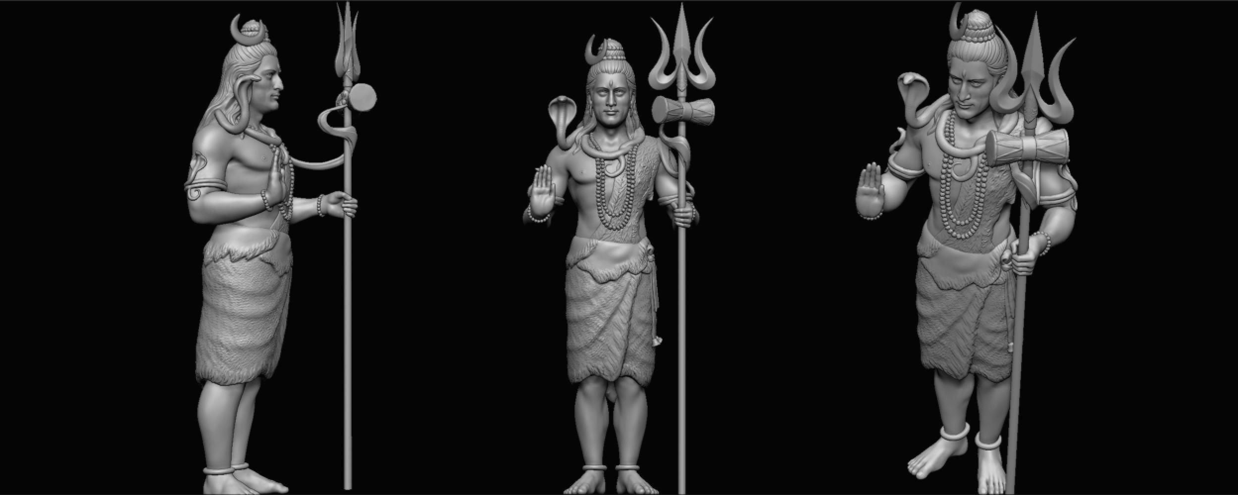 ganeshji hanumanji laxmiji ma durga shive others murti avaliable Low-poly 3D model_75