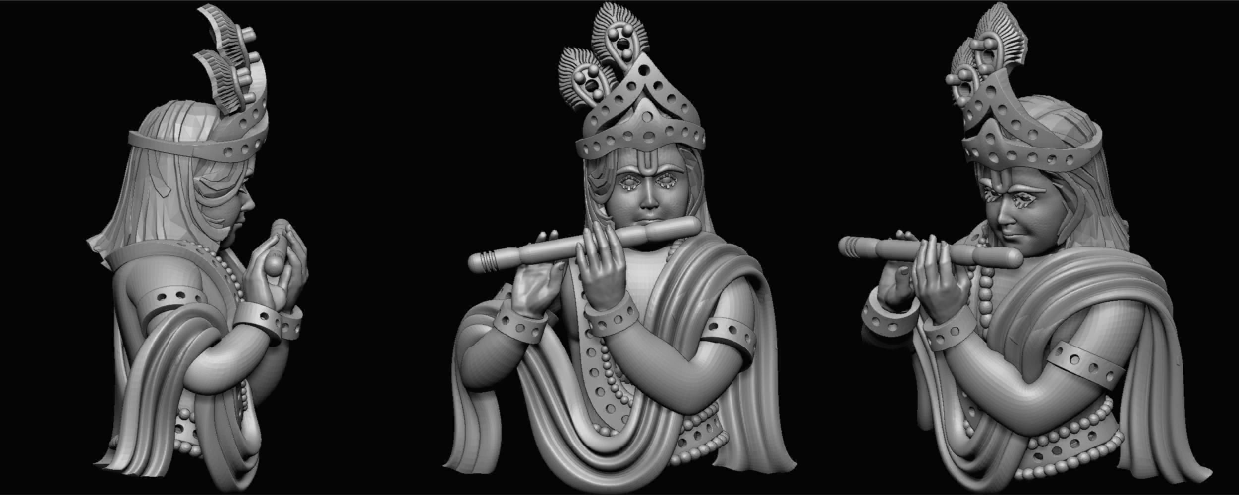 ganeshji hanumanji laxmiji ma durga shive others murti avaliable Low-poly 3D model_56