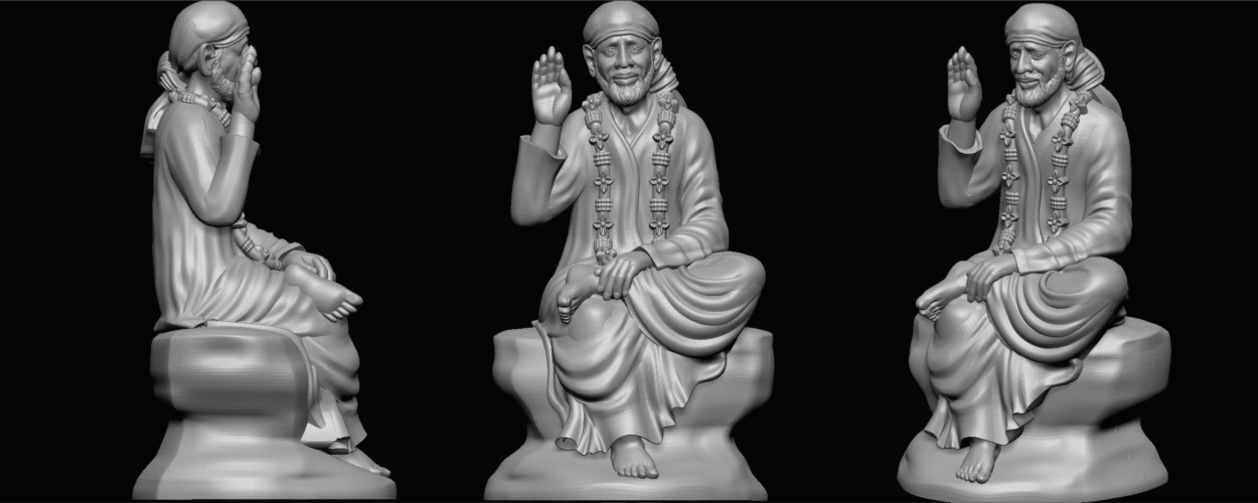 ganeshji hanumanji laxmiji ma durga shive others murti avaliable Low-poly 3D model_9