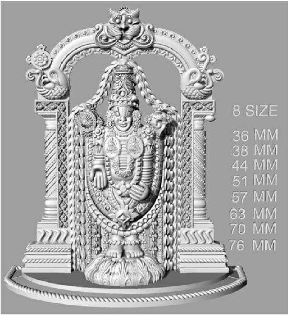 ganeshji hanumanji laxmiji ma durga shive others murti avaliable Low-poly 3D model_4