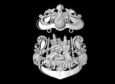 ganeshji hanumanji laxmiji ma durga shive others murti avaliable Low-poly 3D model_27