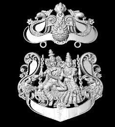 ganeshji hanumanji laxmiji ma durga shive others murti avaliable Low-poly 3D model_26