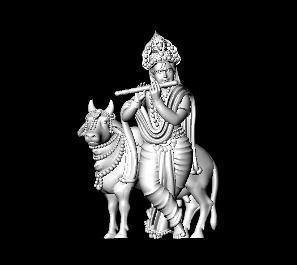 ganeshji hanumanji laxmiji ma durga shive others murti avaliable Low-poly 3D model_10