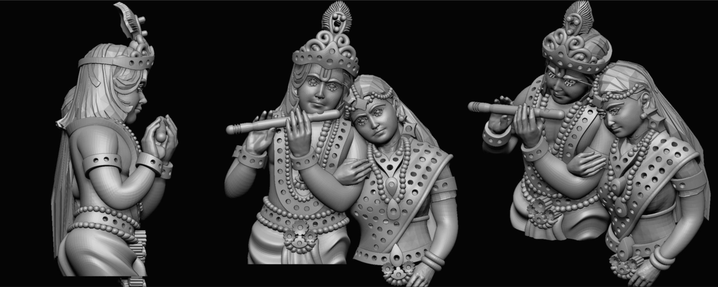 ganeshji hanumanji laxmiji ma durga shive others murti avaliable Low-poly 3D model_70