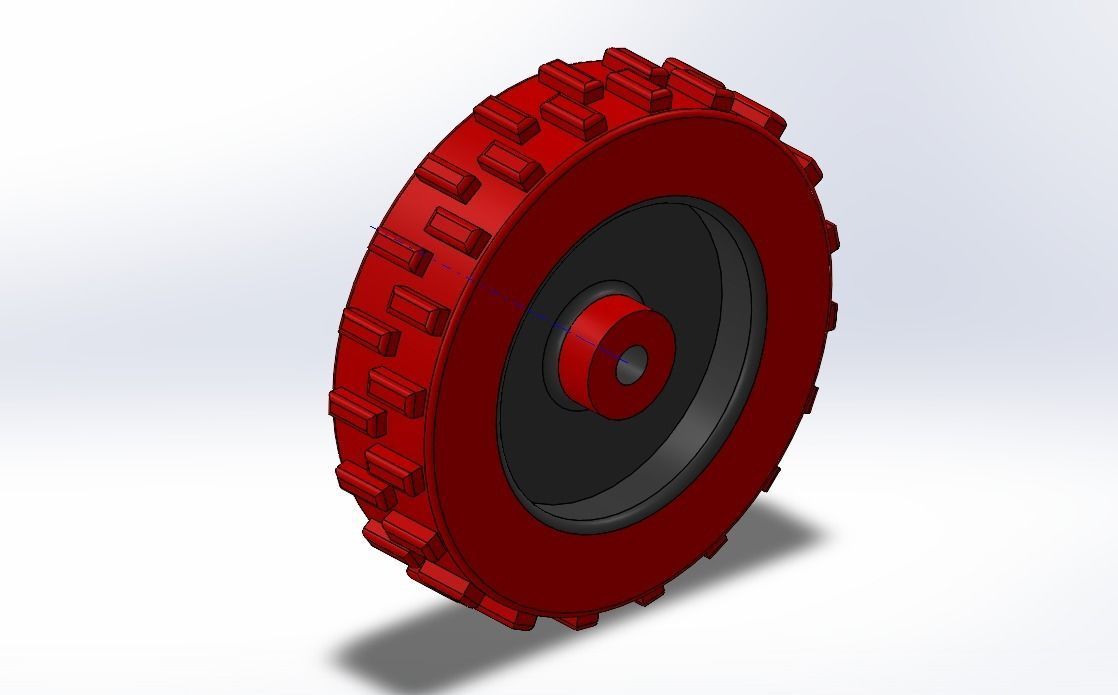 Toy wheel ofroad 3D print model_2