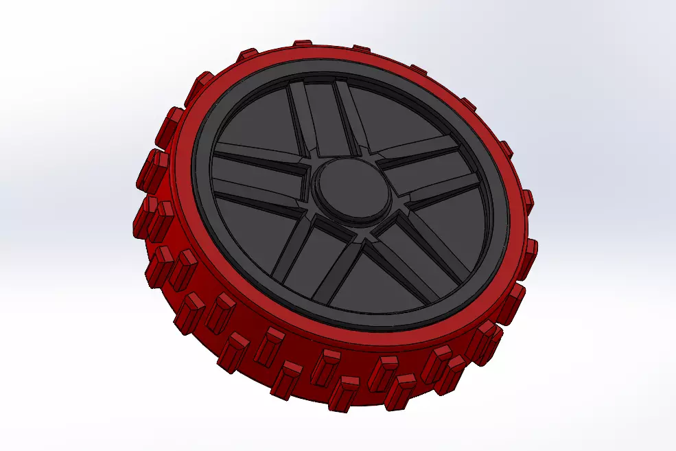 Toy wheel ofroad 3D print model_0