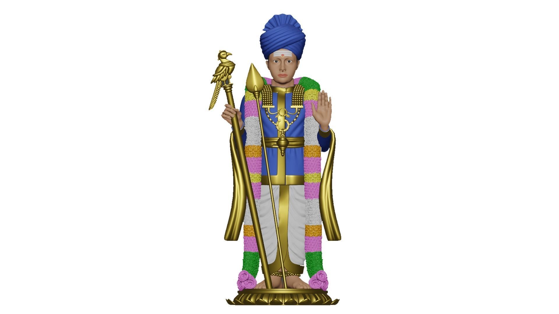 Lord Karthikeya Murugan God 3D print model_19