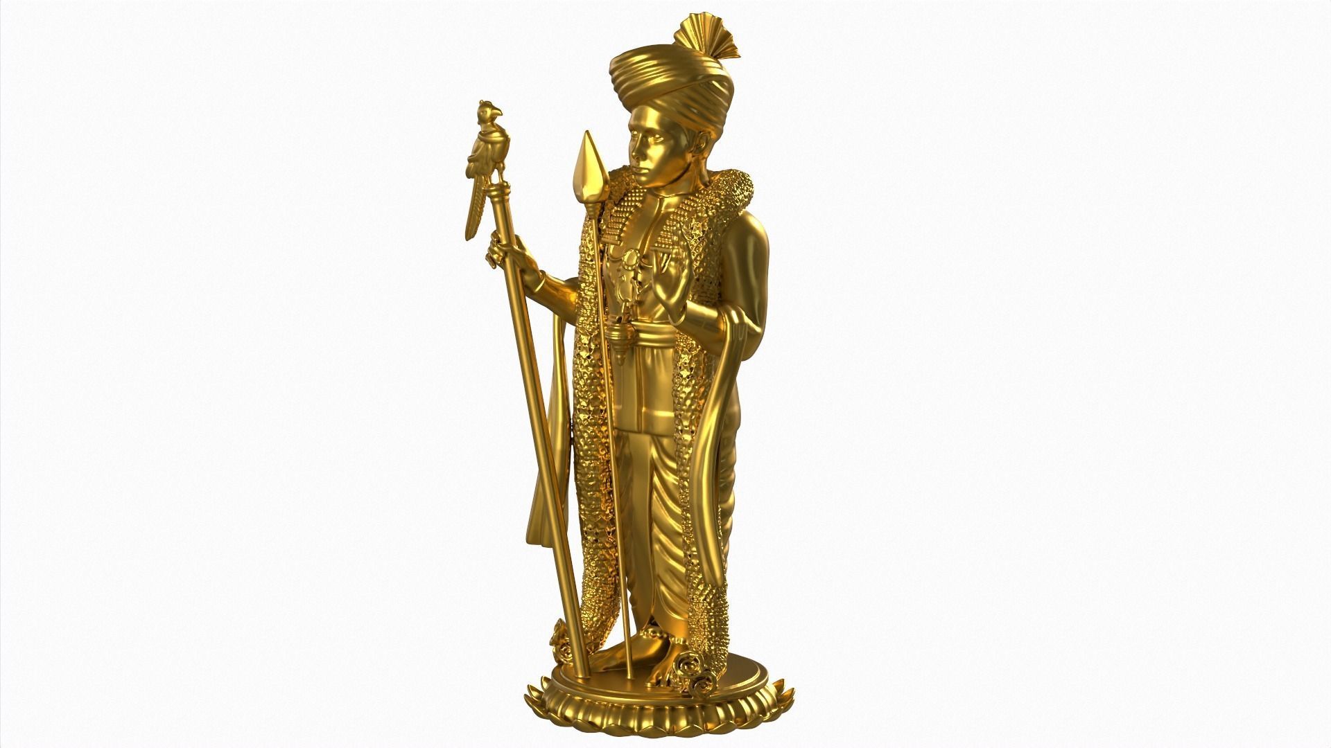 Lord Karthikeya Murugan God 3D print model_6