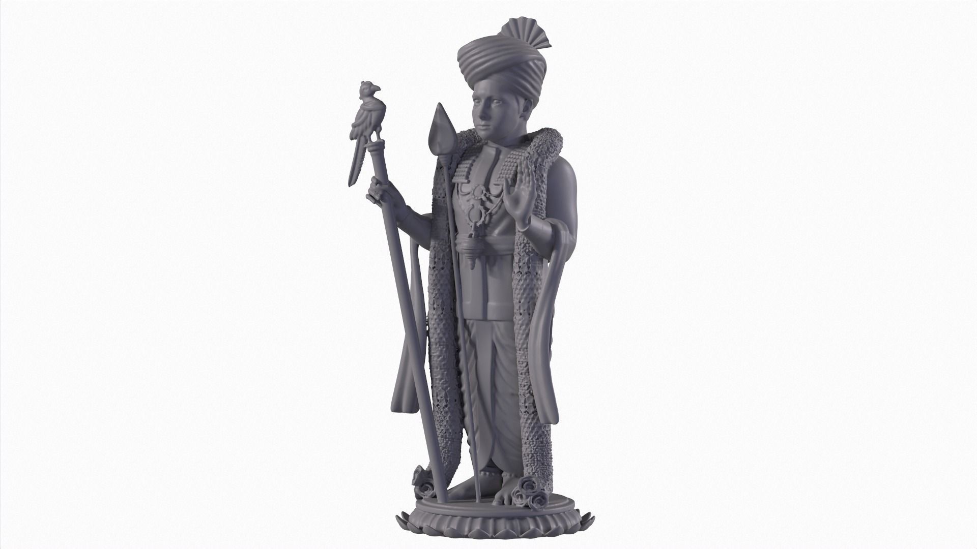 Lord Karthikeya Murugan God 3D print model_24