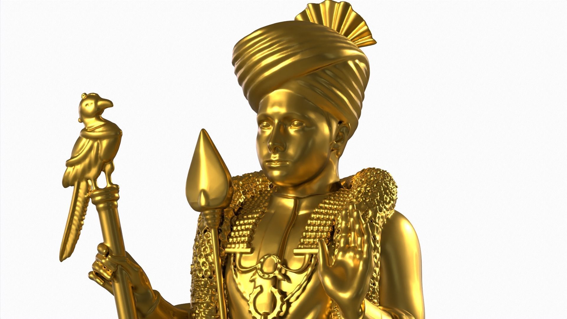 Lord Karthikeya Murugan God 3D print model_3