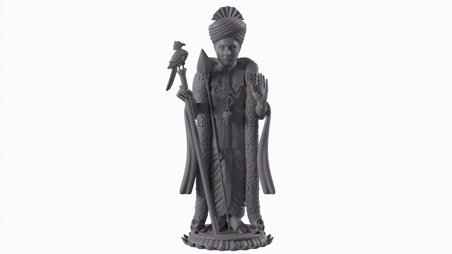 Lord Karthikeya Murugan God 3D print model_22