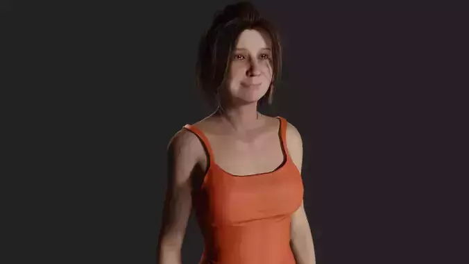 Modest Woman in Casual Attire